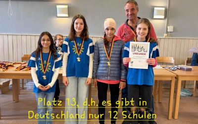 SCHACH – 13. Platz in ganz Deutschland